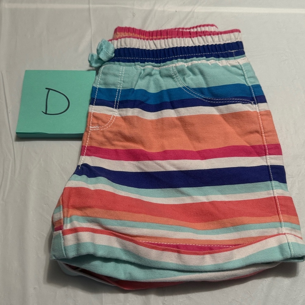 Gymboree Pink and Orange Striped Shorts - Picture 5 of 5
